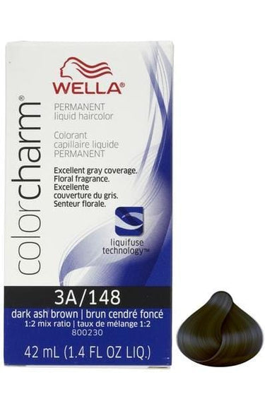 WELLA - COLOR CHARM_Color Charm 3A/148 Dark Ash Brown_Cosmetic World